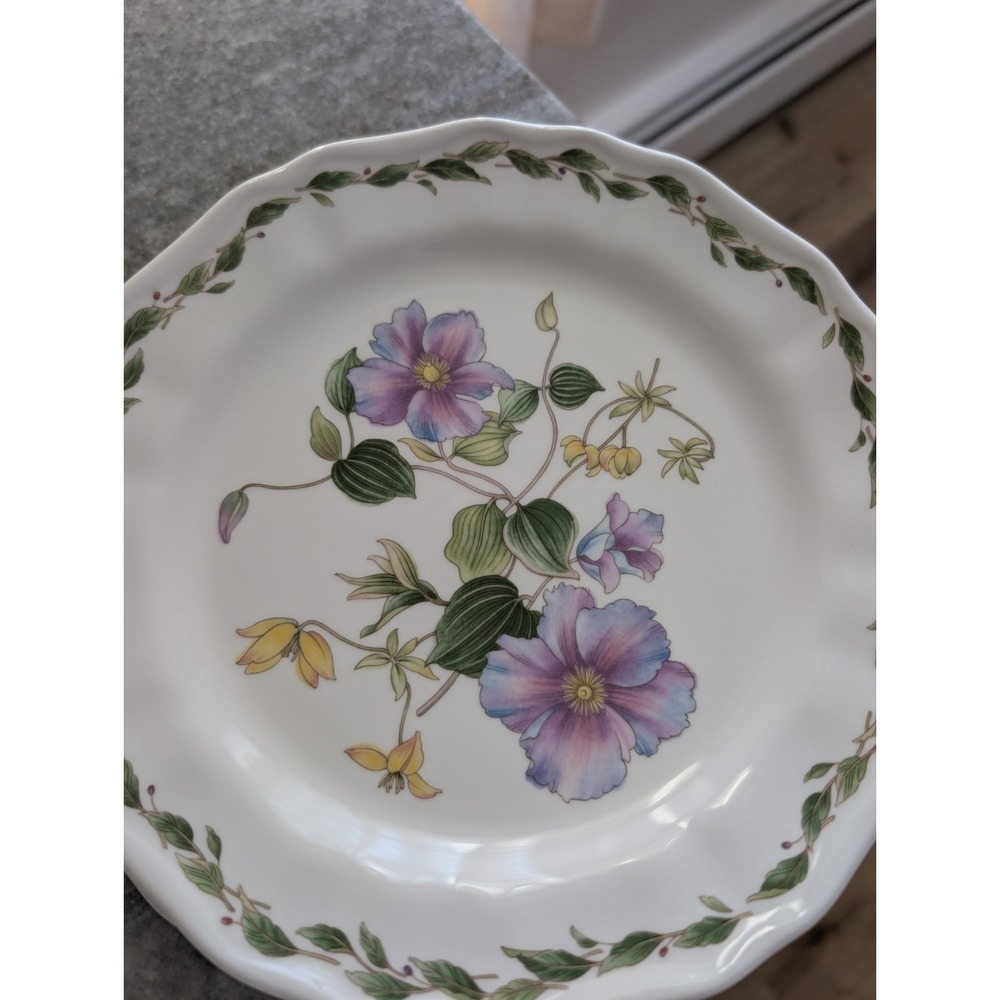 Noritake Casual‎ GOURMET GARDEN Salad Plate Clematis 8"